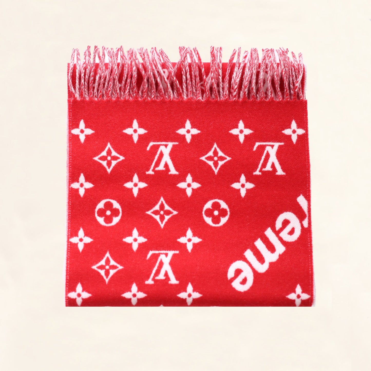 Louis Vuitton | Supreme Scarf | Red
