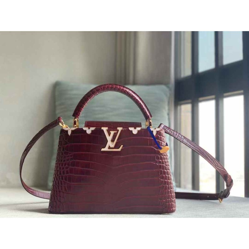 Louis Vuitton Capucnes Hand Bag Mini Travel Bag