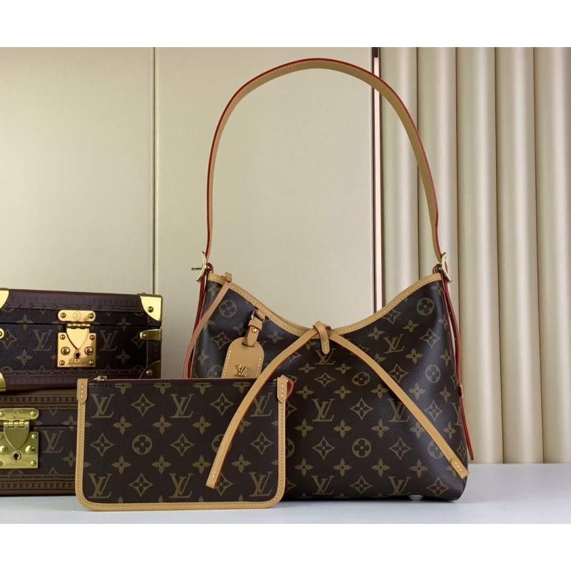 Louis Vuitton Carry All Shoping Bag Travel Bag
