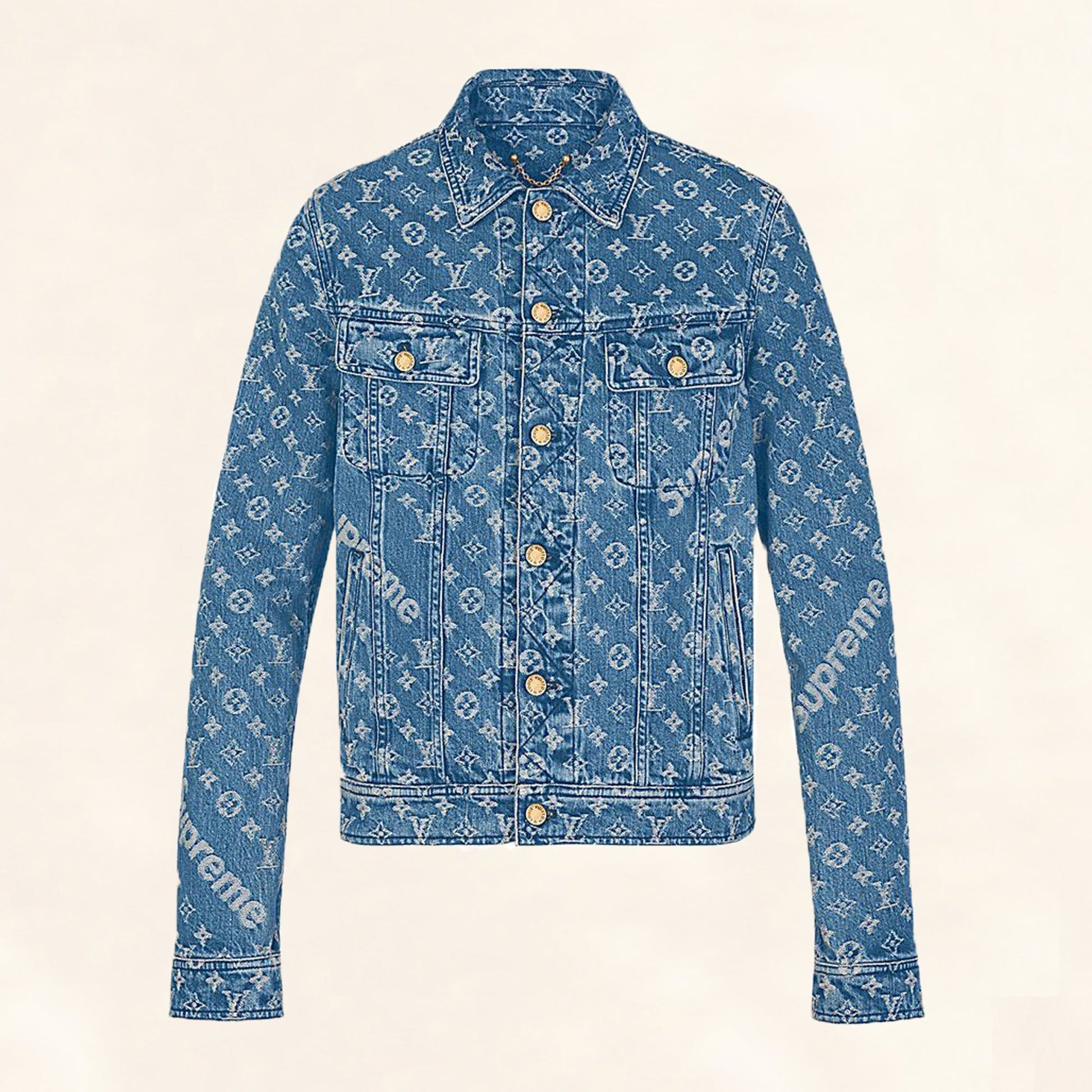 Louis Vuitton | Supreme Denim Monogram Jacket | 56