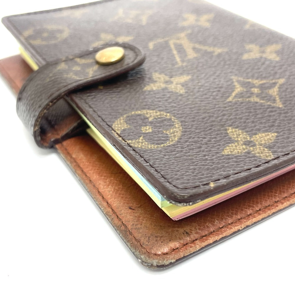 Louis Vuitton Notebook cover R20005 Agenda PM Monogram Canvas Brown Handbag M 3