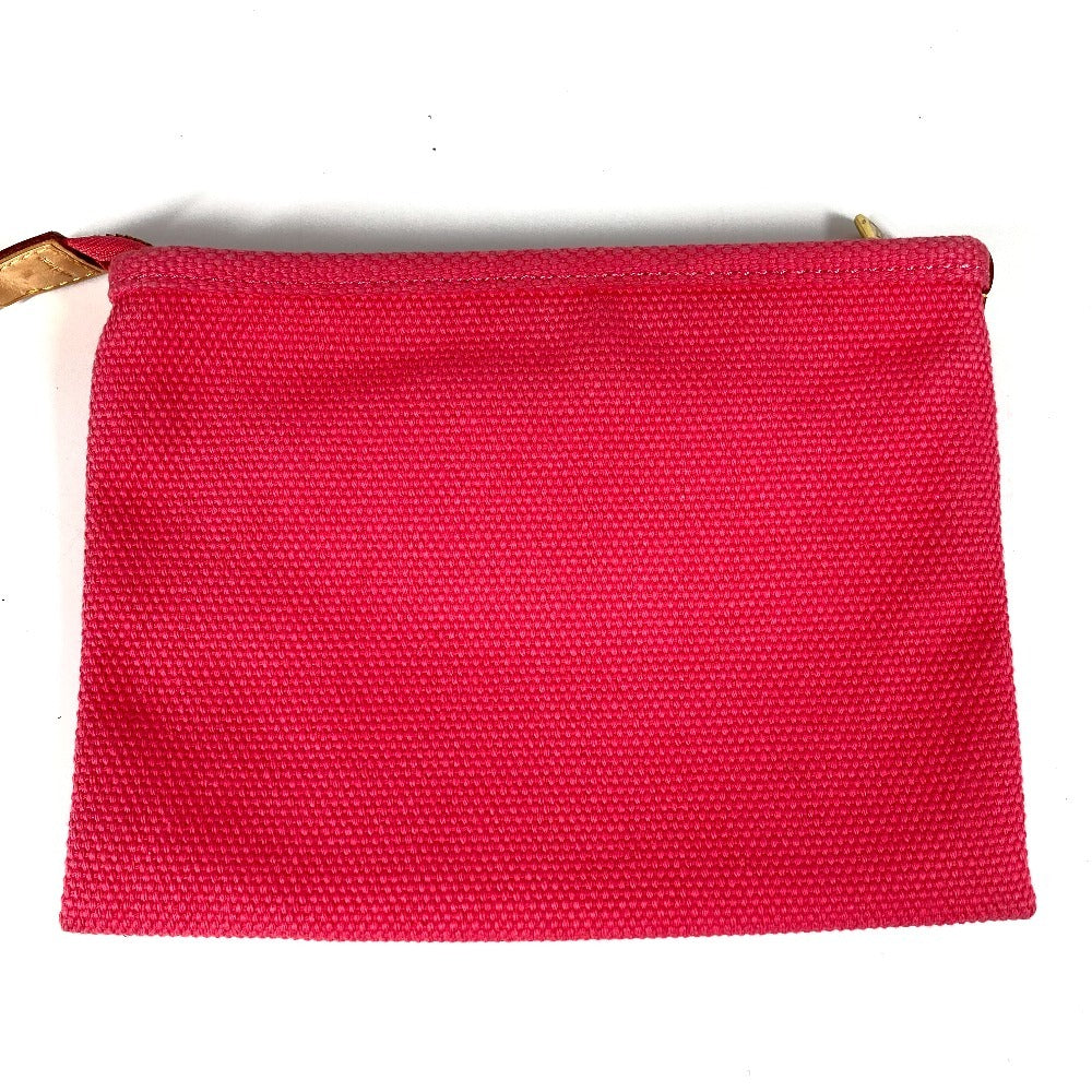 Louis Vuitton Pouch M40068 Antigua Pochette Flat Canvas Pink Shoes