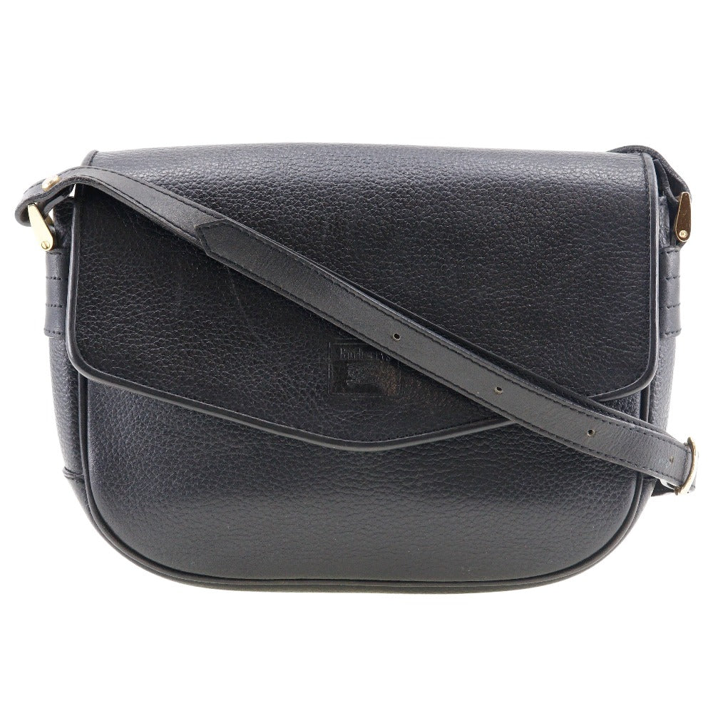 Burberry Shoulder Bag Women Leather Black