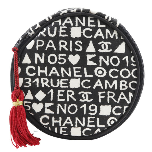 Chanel 31Rue Cambon Cotton Pouch Bag