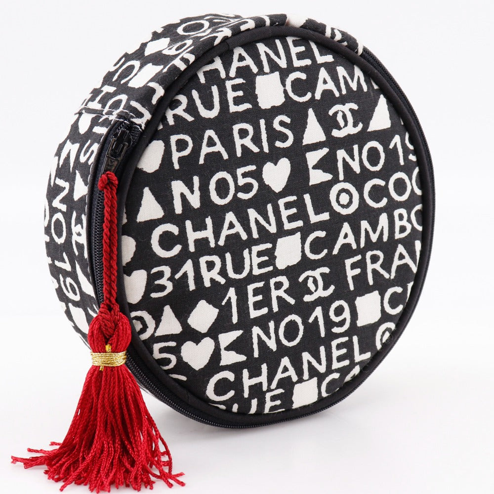 Chanel 31Rue Cambon Cotton Pouch Bag