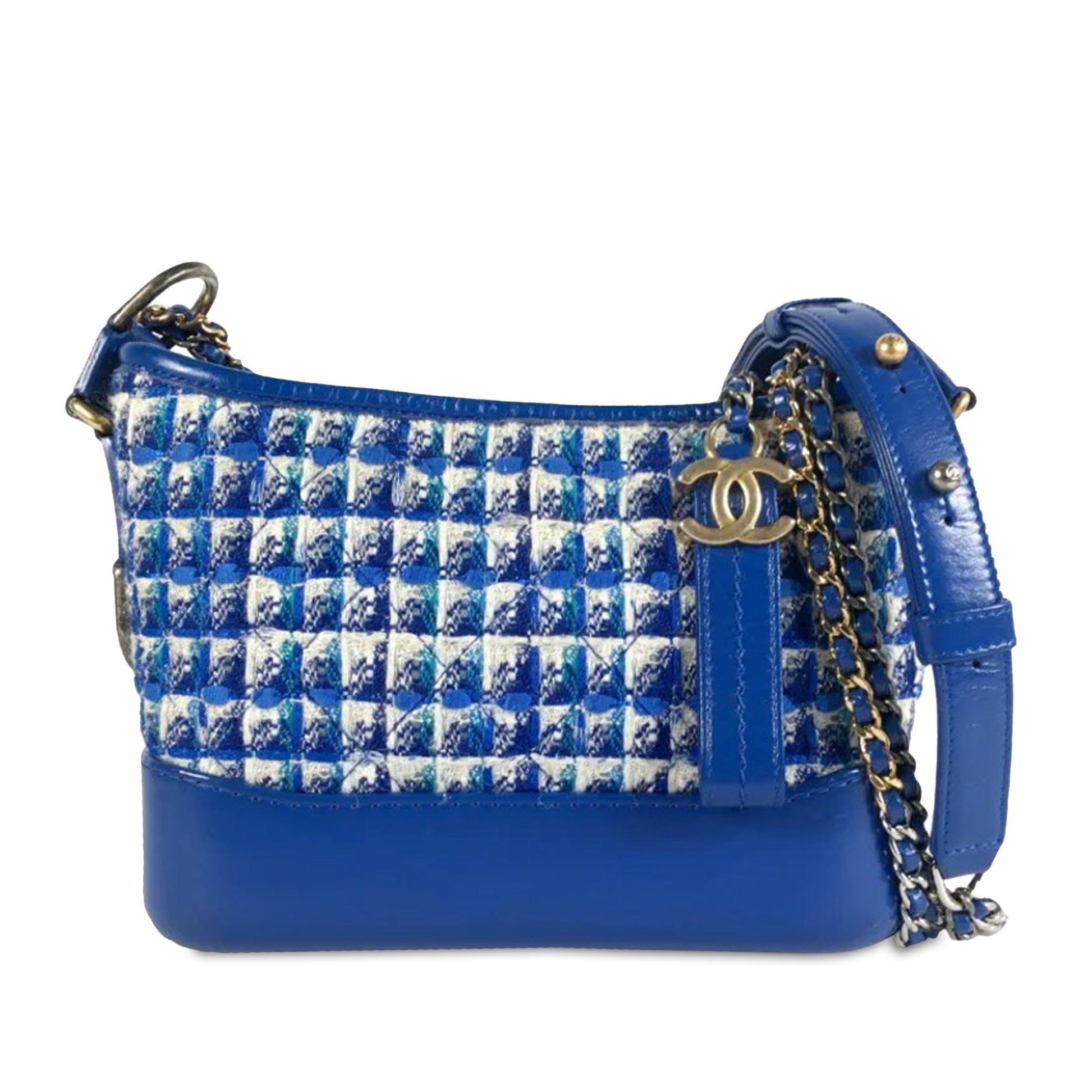CHANEL Small Tweed Gabrielle Hobo Crossbody Bag