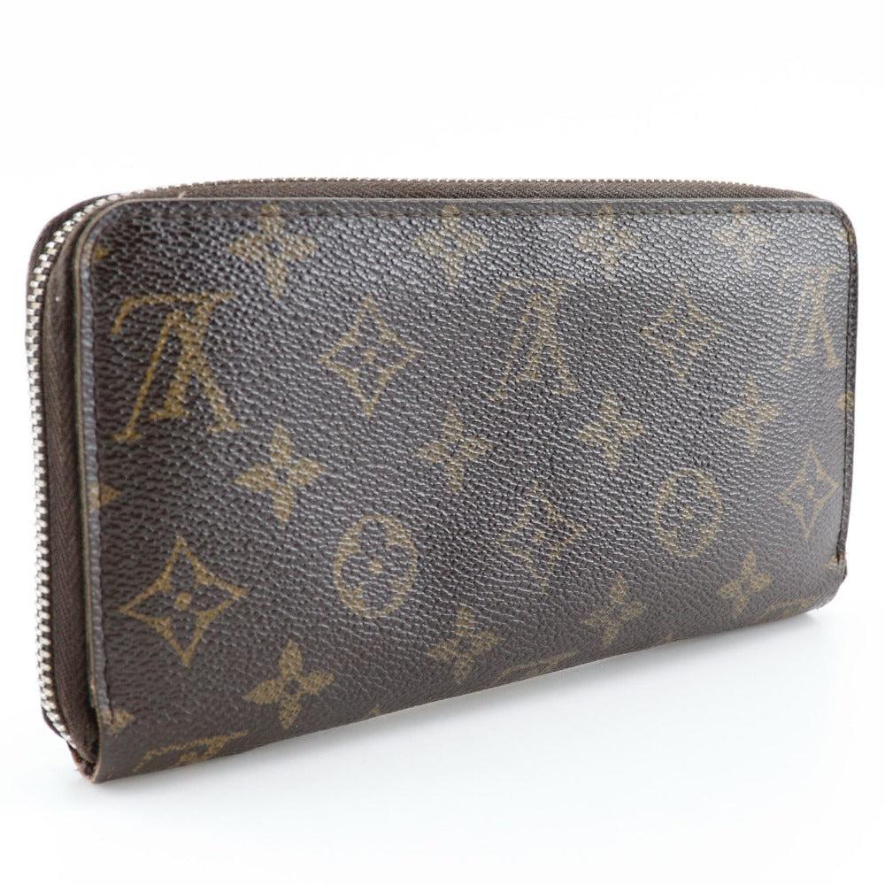 Louis Vuitton Long Purse M42616 Zippy Monogram Canvas Brown Wallet Case 2