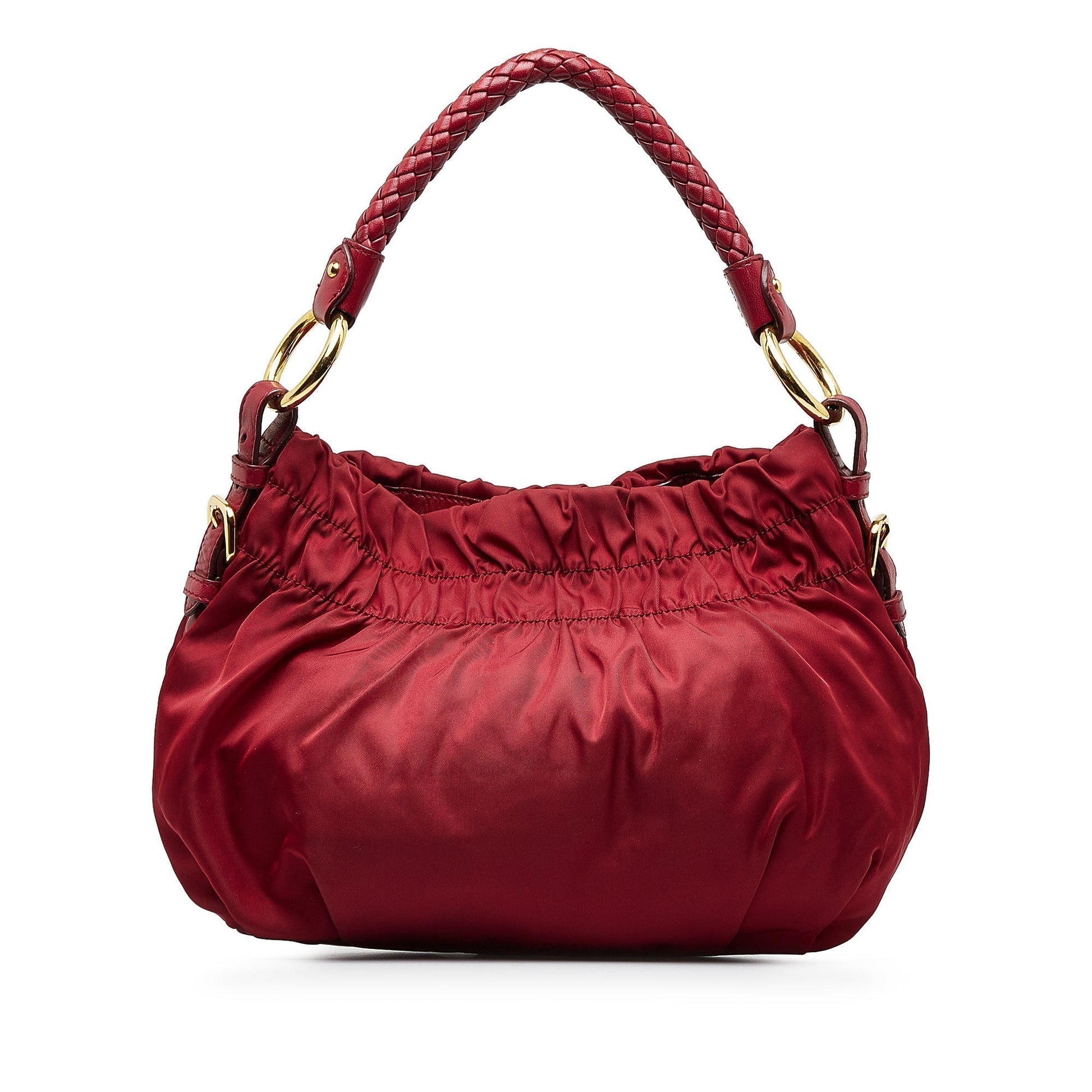 Prada Tessuto Bow Handbag Travel Bag