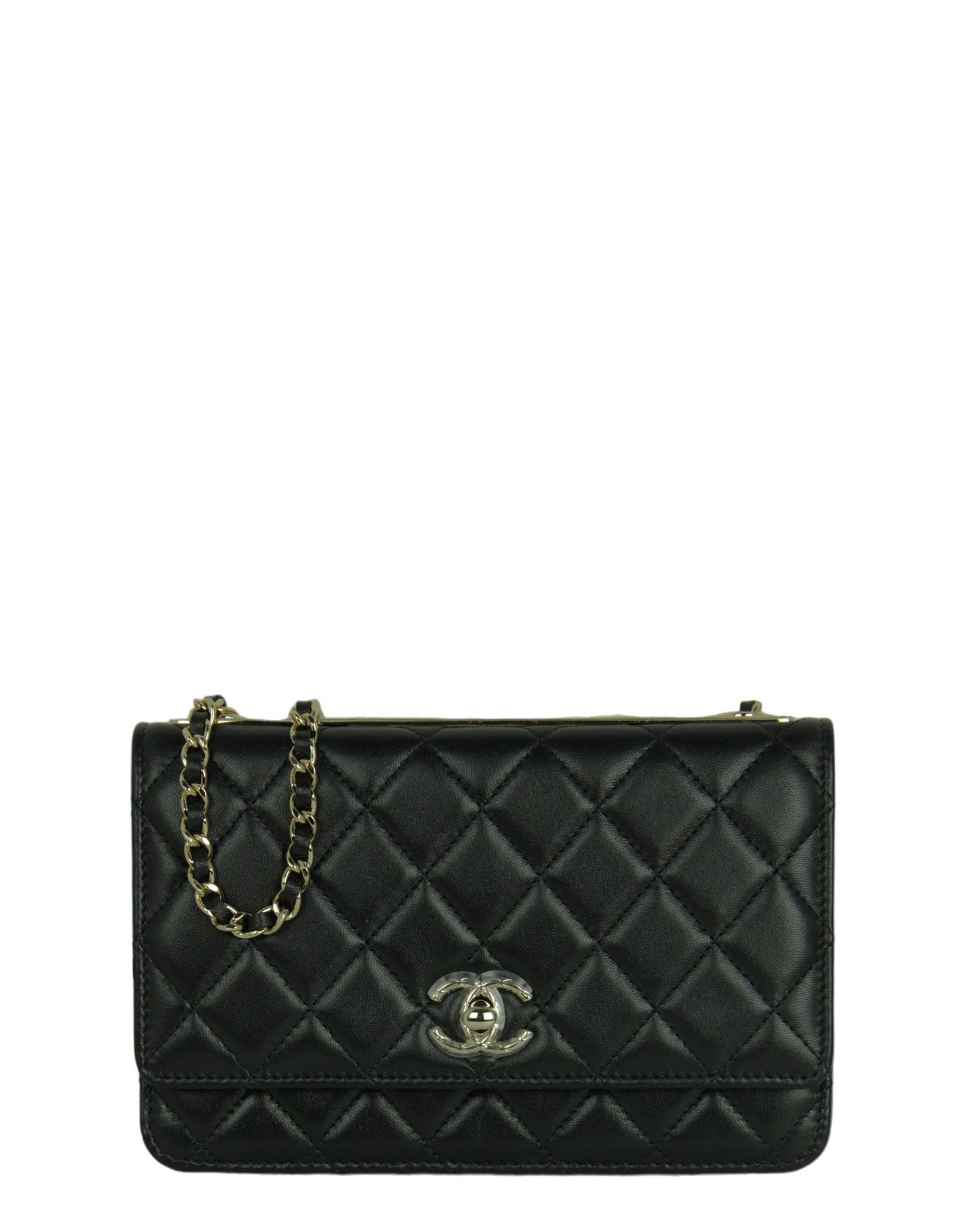 Chanel New Black Quilted Trendy Cc Woc Women Shoes