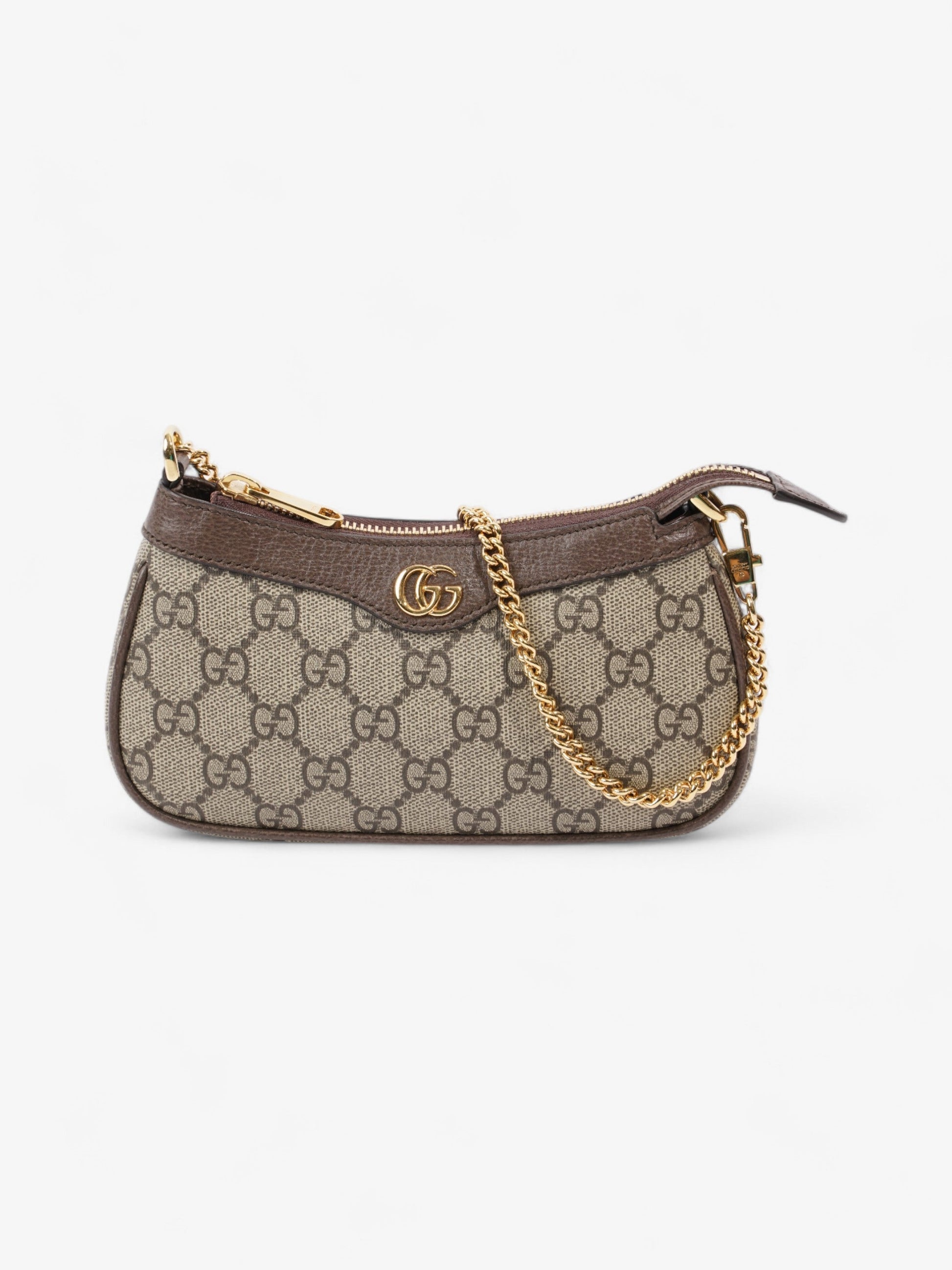 Gucci Ophidia Supreme Shoulder Bag Canvas Brown Mini 1