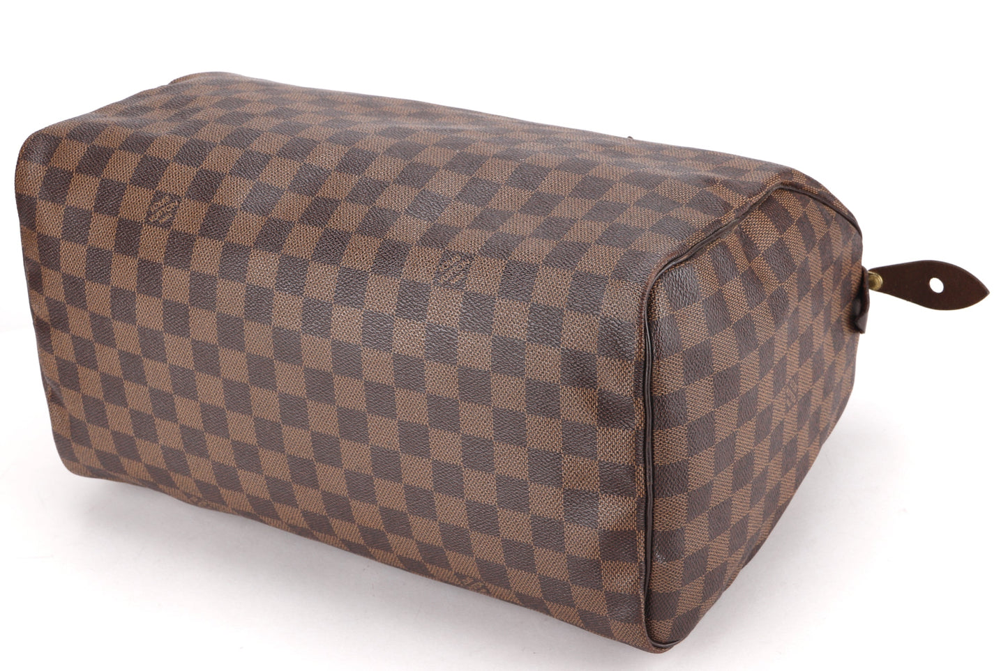 LOUIS VUITTON N41523 SPEEDY 35 (DU3141) DAMIER EBENE, WITH KEYS & LOCK, NO DUST COVER