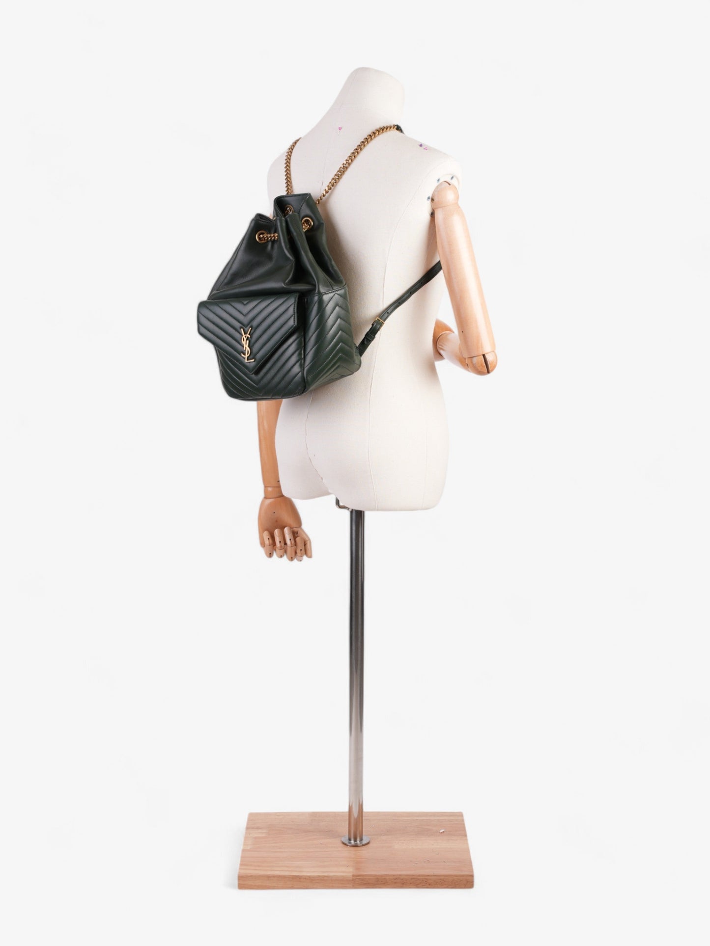 YSL Saint Laurent Joe Backpack Dark Leather Monogram Matelasse