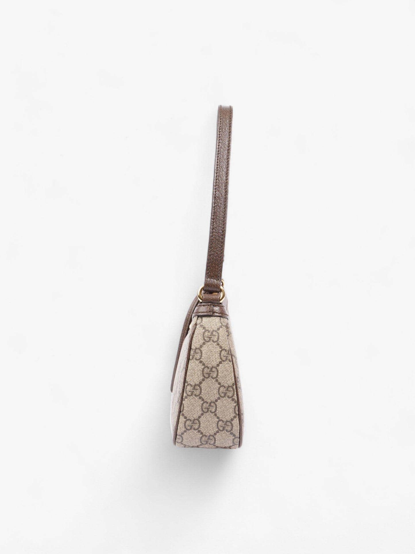 Gucci Ophidia And Ebony Supreme Coated Shoulder Bag Canvas Beige Small 2