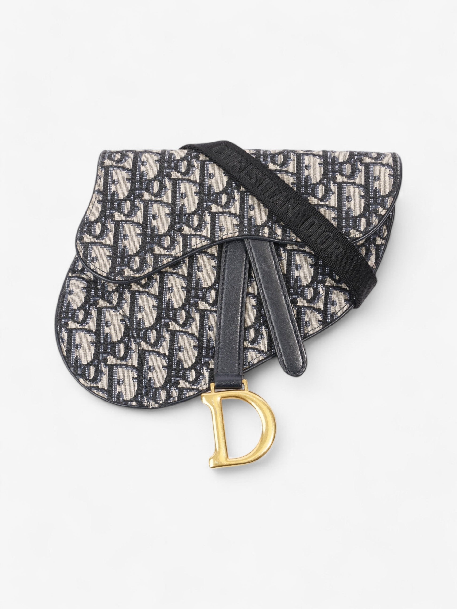 Dior Christian Saddle Belt Bag Oblique Canvas