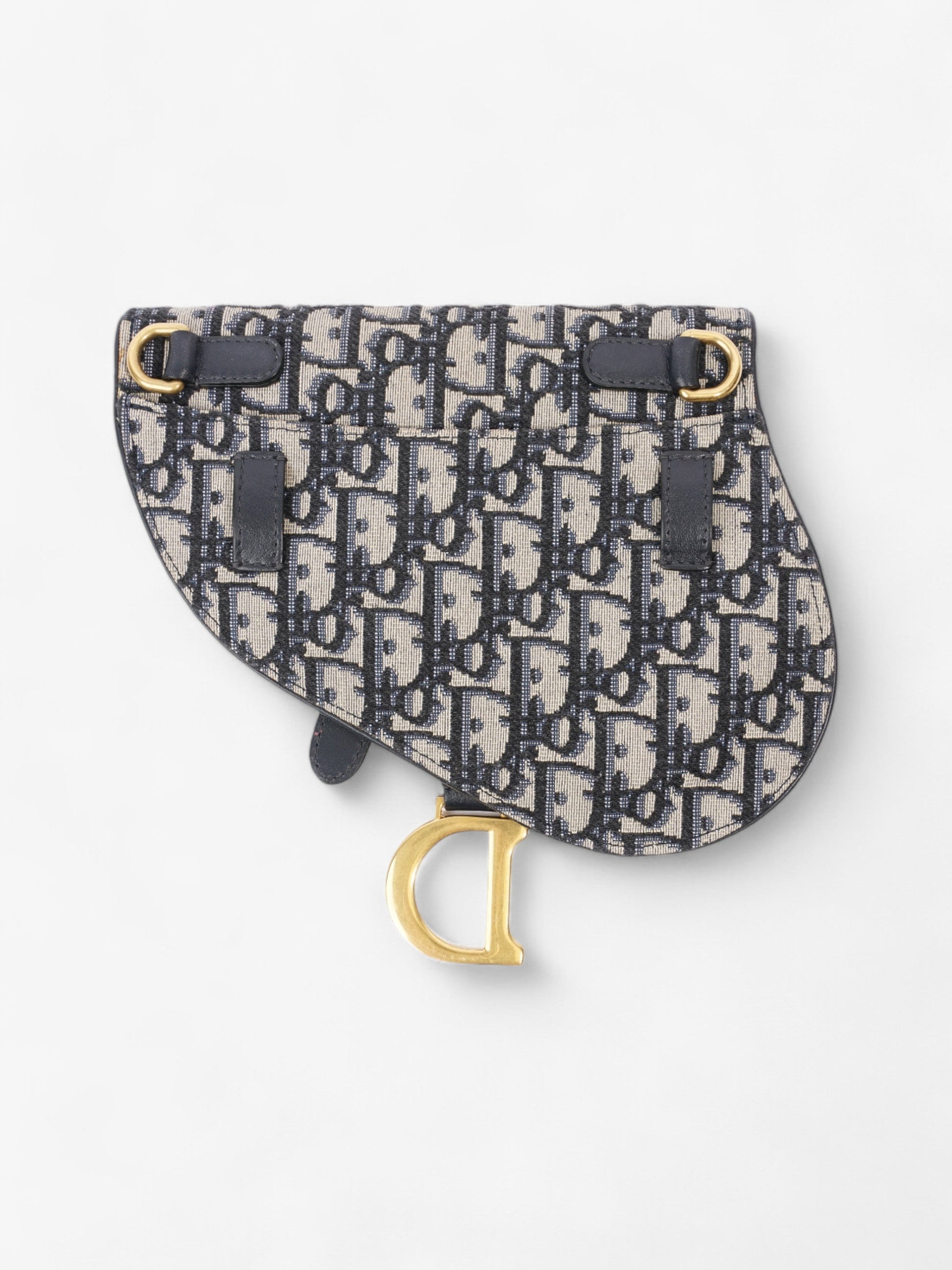 Dior Christian Saddle Belt Bag Oblique Canvas