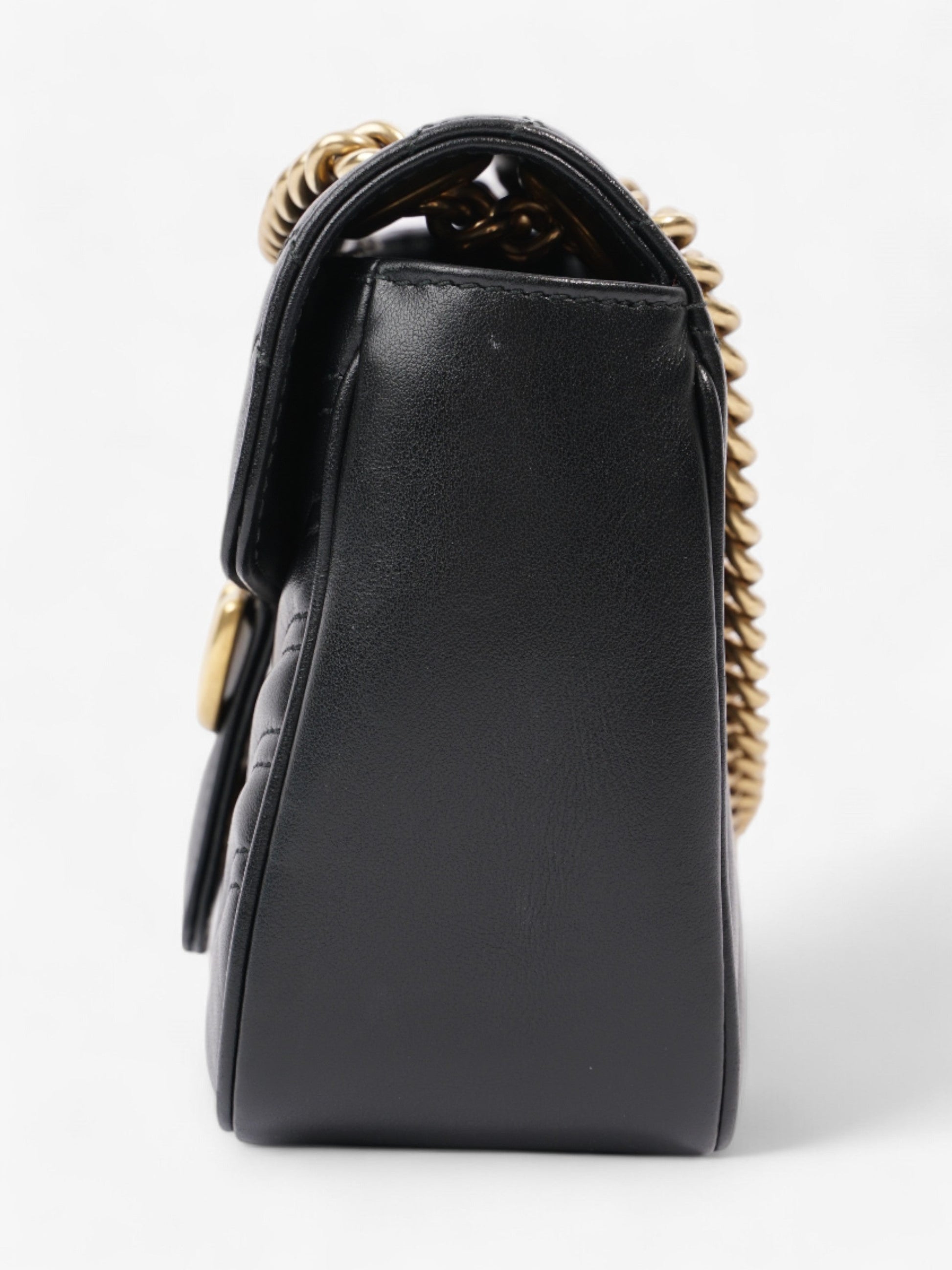 Gucci Marmont Flap Small Shoulder Bag Leather Matelasse Small 3