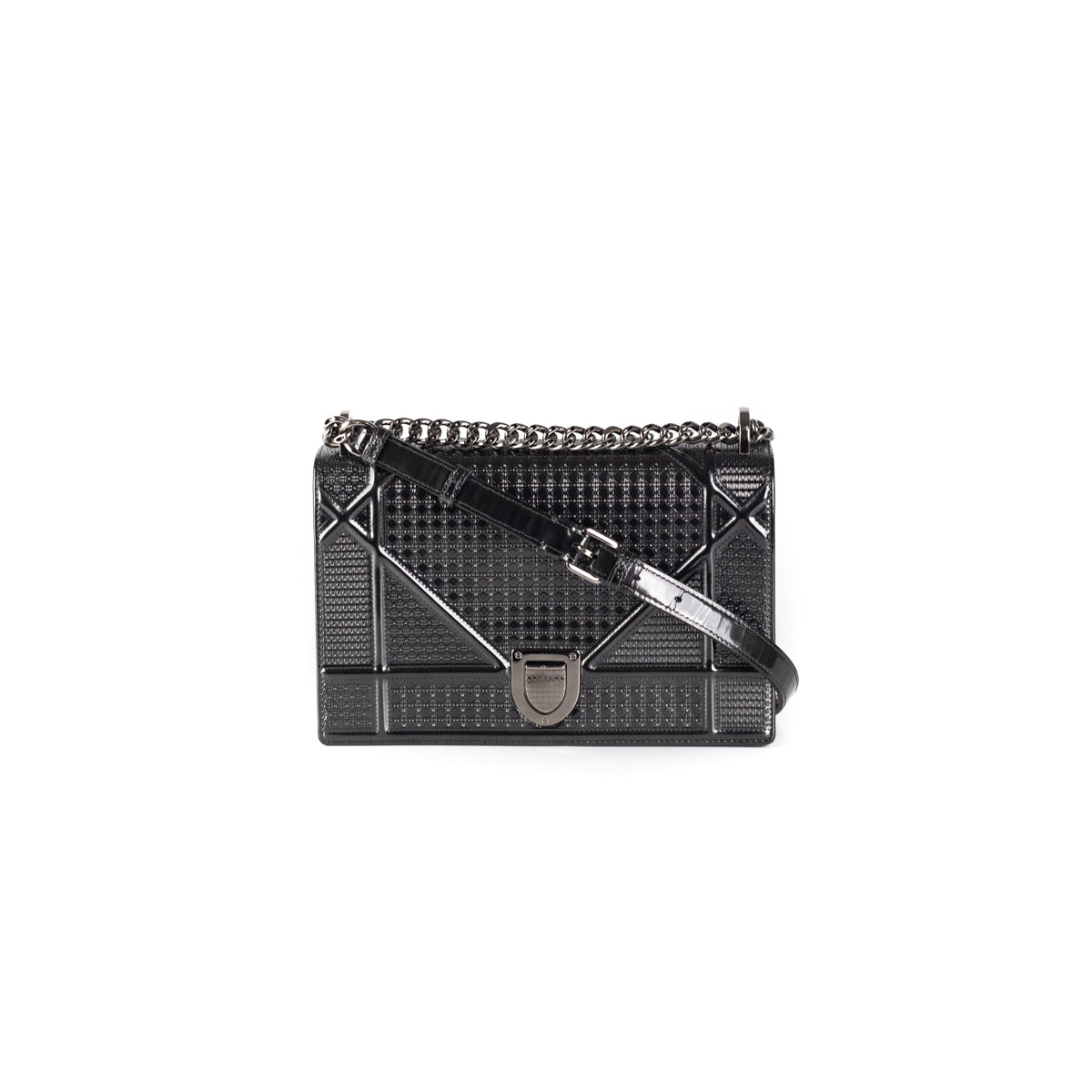 Dior ama Grey Crossbody Bag Gray Medium