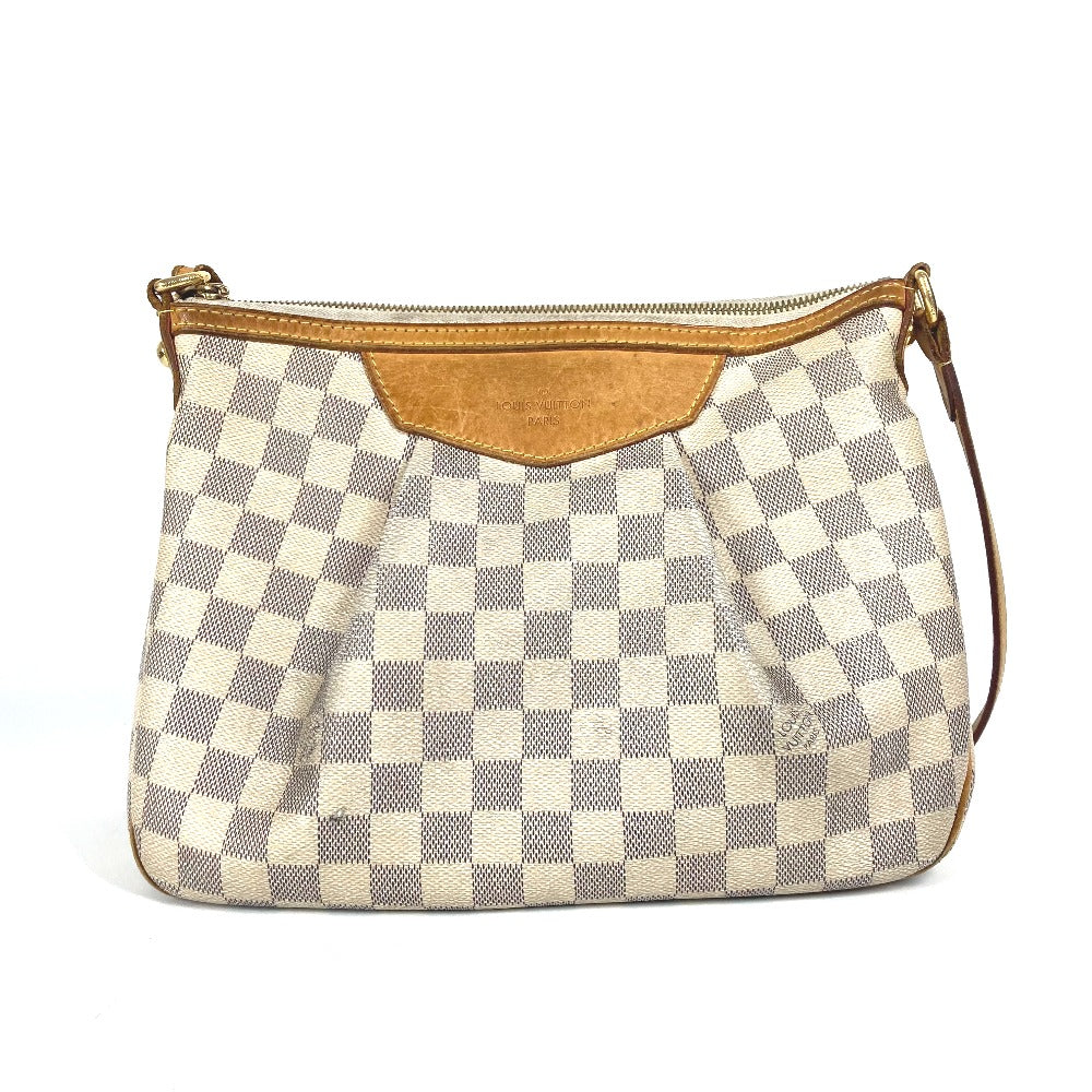 Louis Vuitton N41113 Damier Azur Damier Azur Canvas White Shoulder Bag