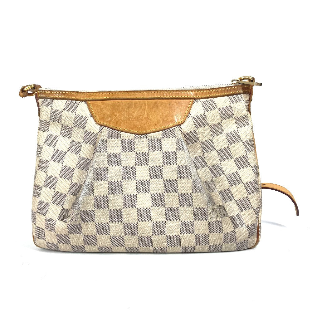 Louis Vuitton N41113 Damier Azur Damier Azur Canvas White Shoulder Bag