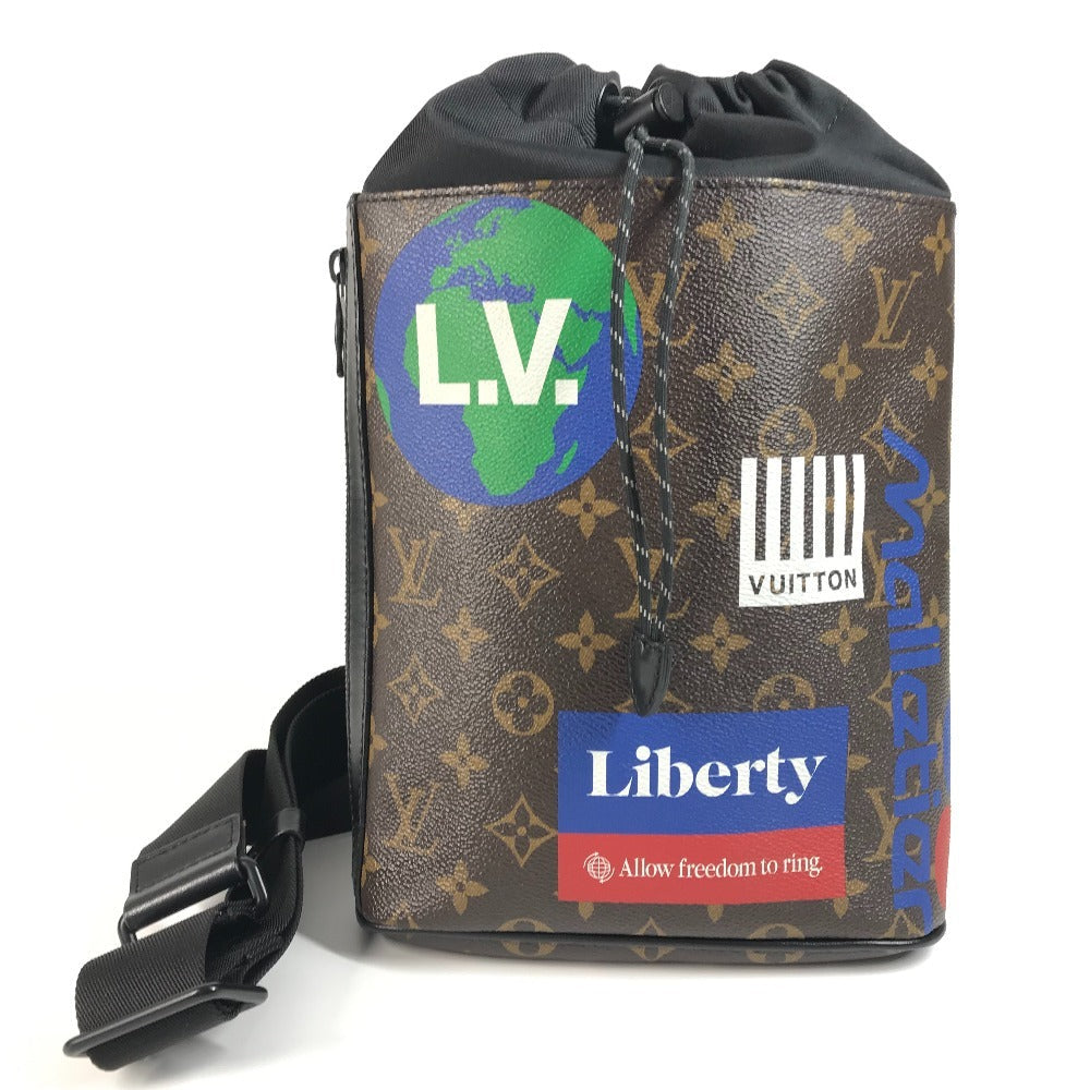 Louis Vuitton M44625 Chalk sling Monogram Canvas Brown Crossbody Bag