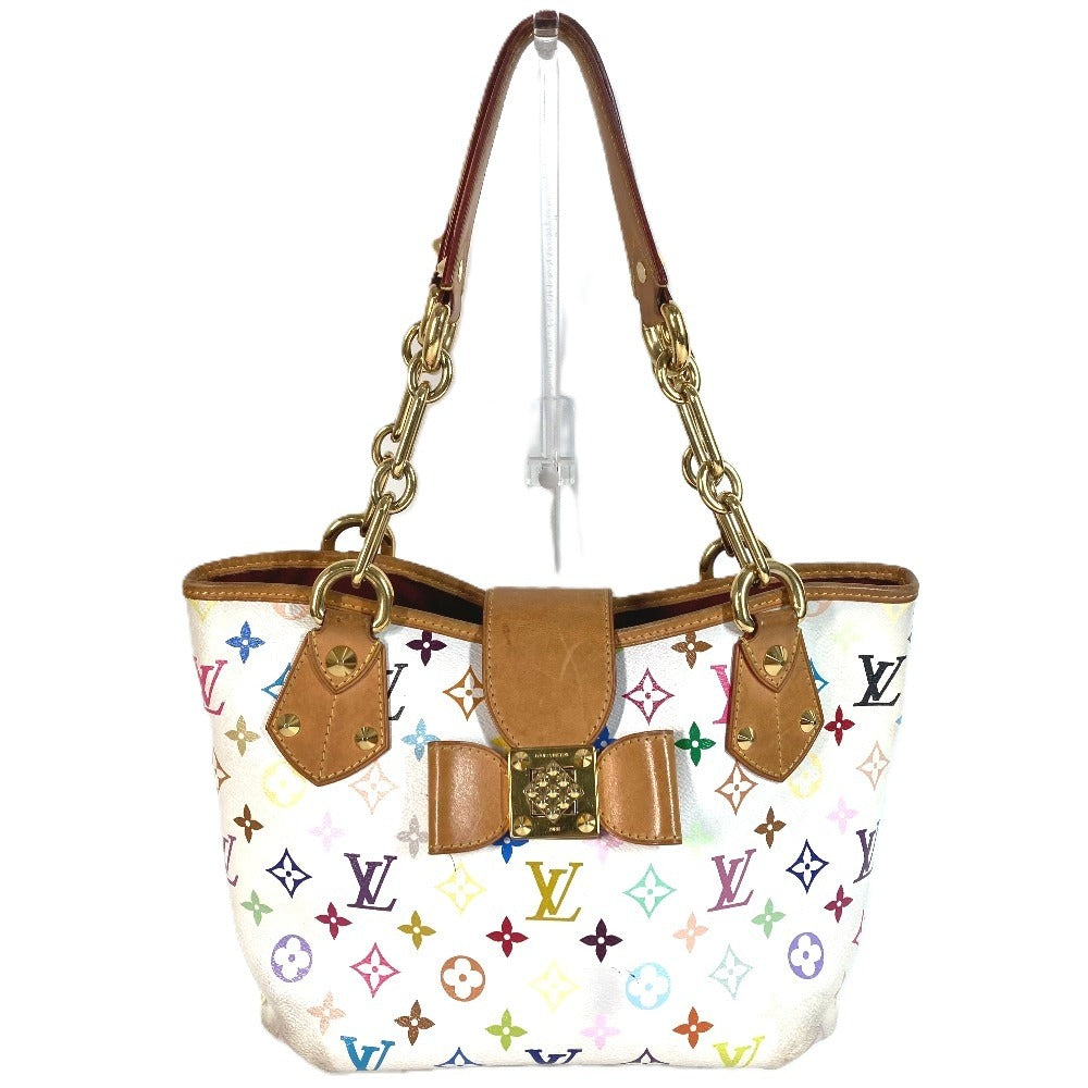 Louis Vuitton M40307 Annie MM Annie MM Monogram Canvas White Multicolor Shoulder Bag