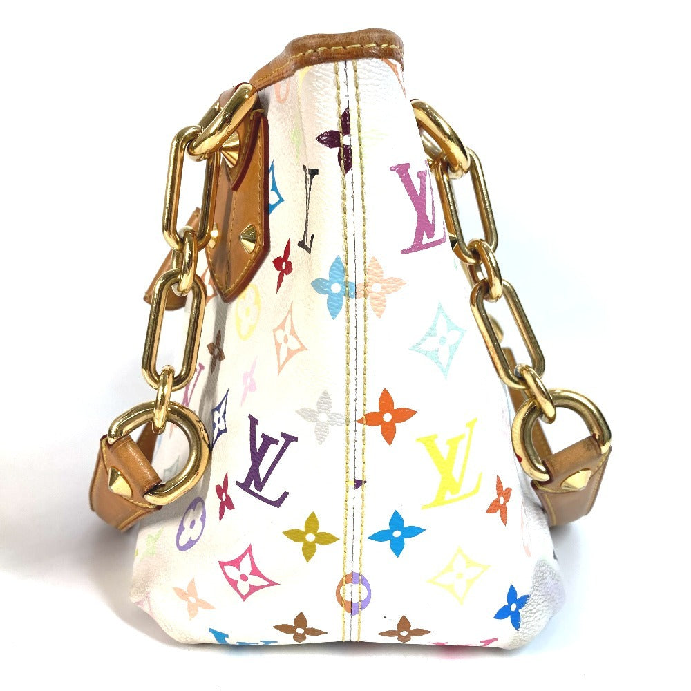 Louis Vuitton M40307 Annie MM Annie MM Monogram Canvas White Multicolor Shoulder Bag