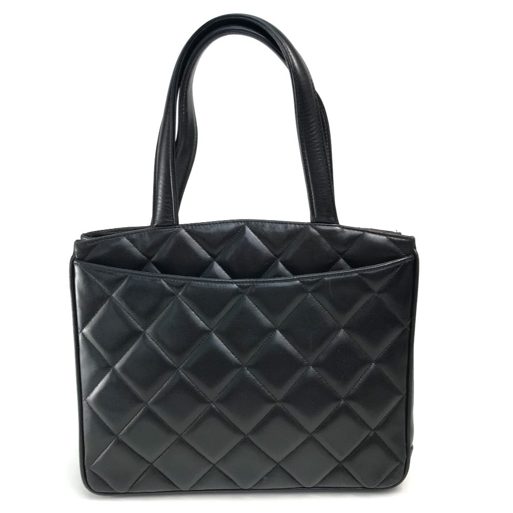 Chanel lambskin x Black Gold Tote Bag