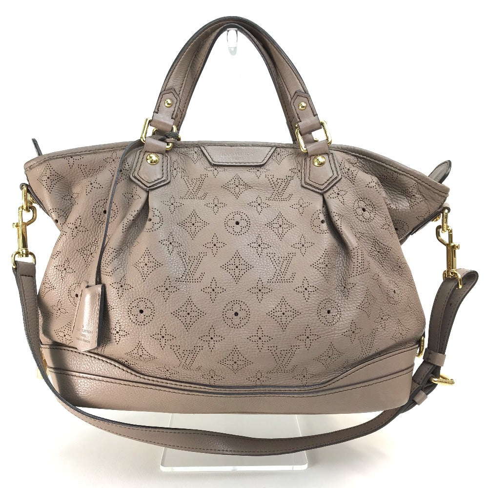 Louis Vuitton M93175 mahina Stella PM Monogram Leather Beige Handbag