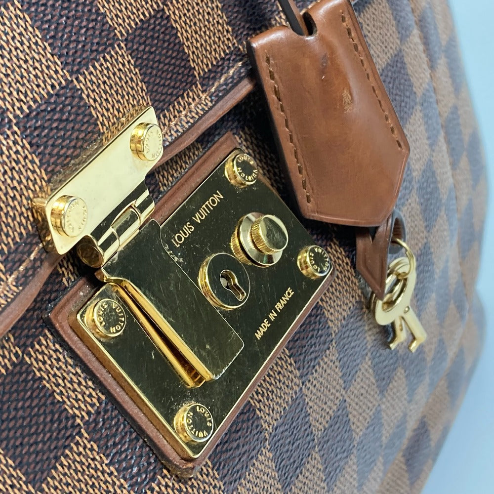 Louis Vuitton N41273 Damier Ascot Canvas Brown Handbag
