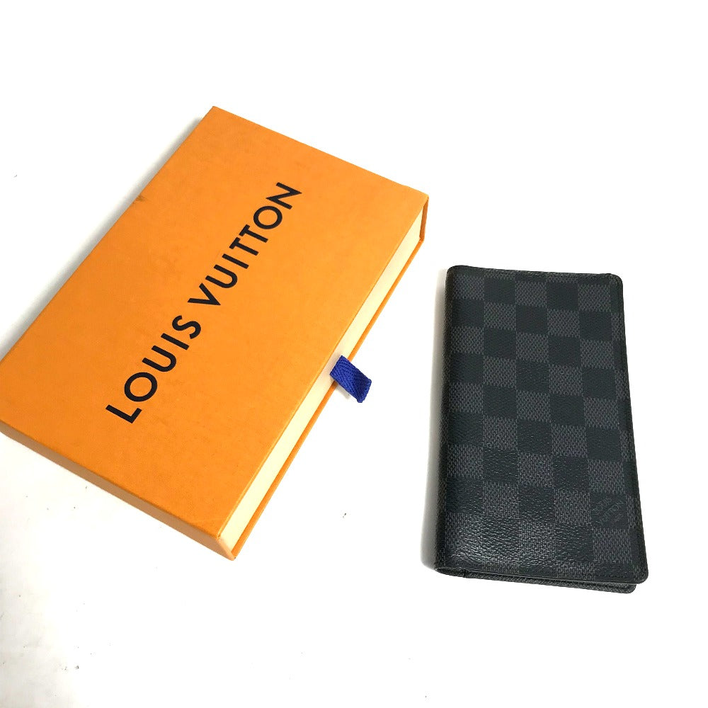 Louis Vuitton Notebook cover R20975 Damier Grafitto Canvas Black Handbag
