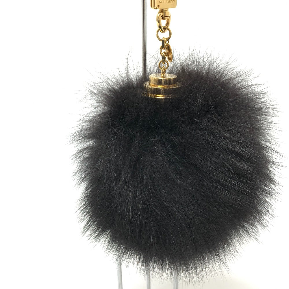 Louis Vuitton charm M67372 fur fuzzy bubble Black Handbag