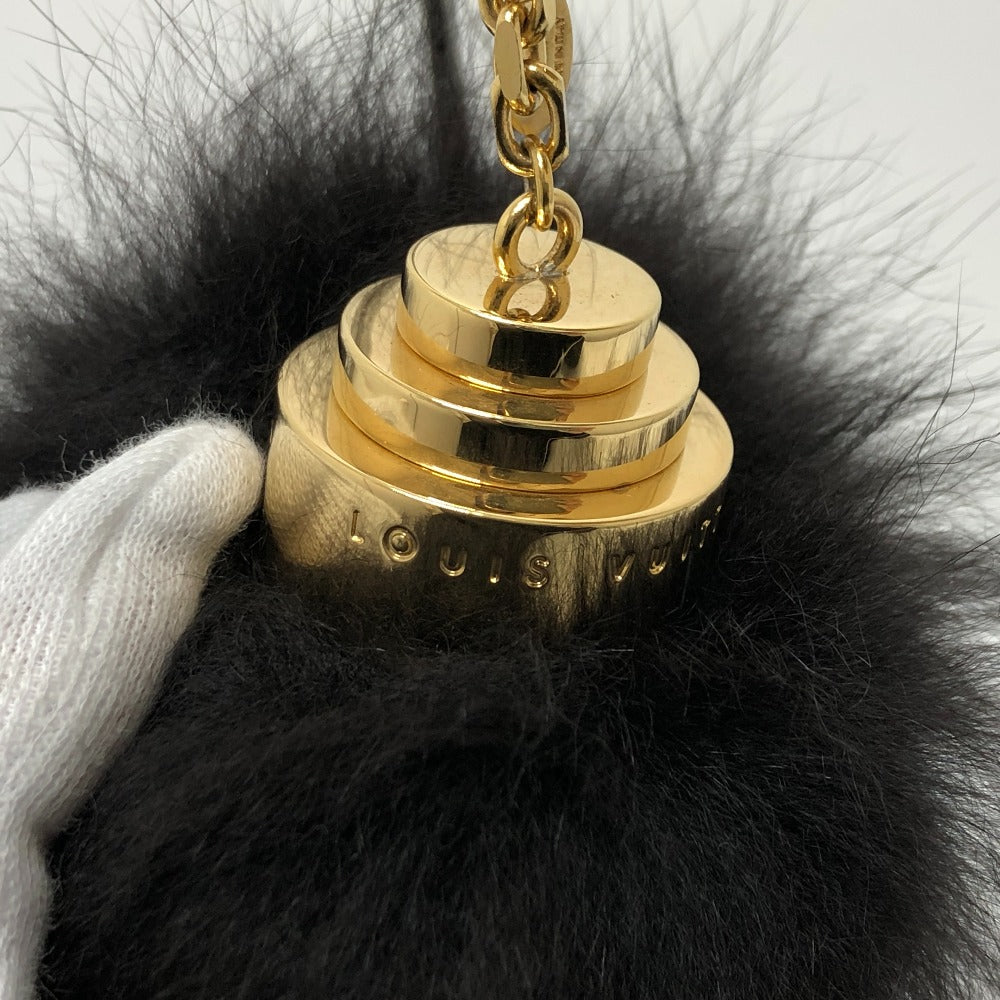 Louis Vuitton charm M67372 fur fuzzy bubble Black Handbag