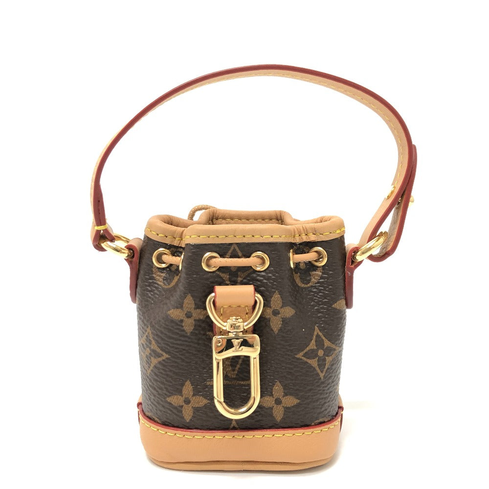 Louis Vuitton charm M00818 Bijoux Sac Micro Monogram Canvas Brown Handbag