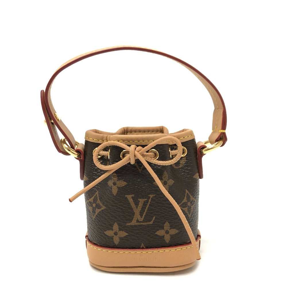 Louis Vuitton charm M00818 Bijoux Sac Micro Monogram Canvas Brown Handbag