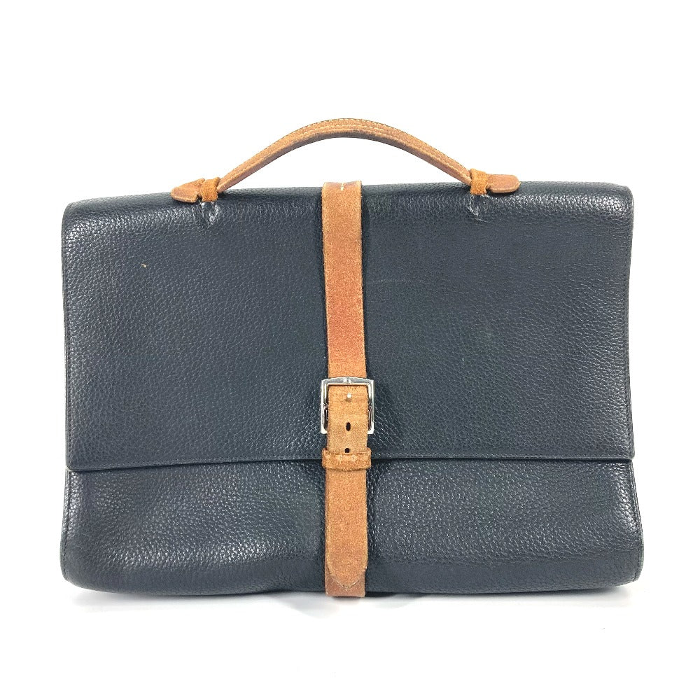 Hermes Business Bag Fjord Bag Etrivert Document Mens Black Travel Bag