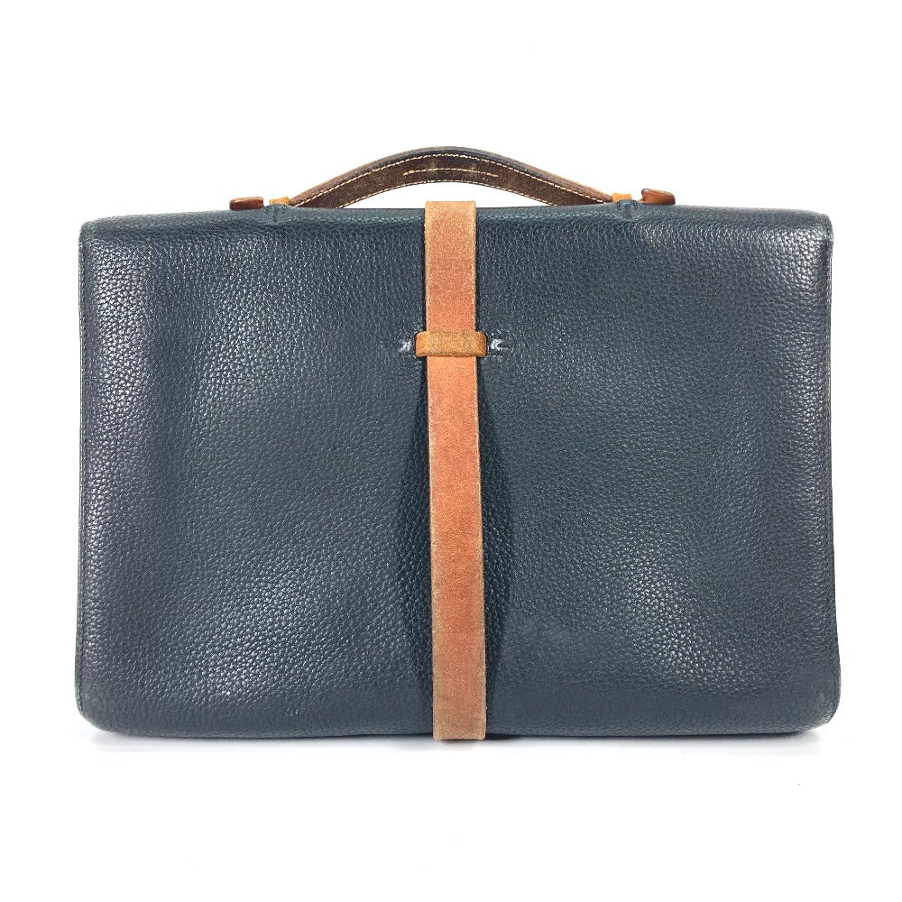 Hermes Business Bag Fjord Bag Etrivert Document Mens Black Travel Bag