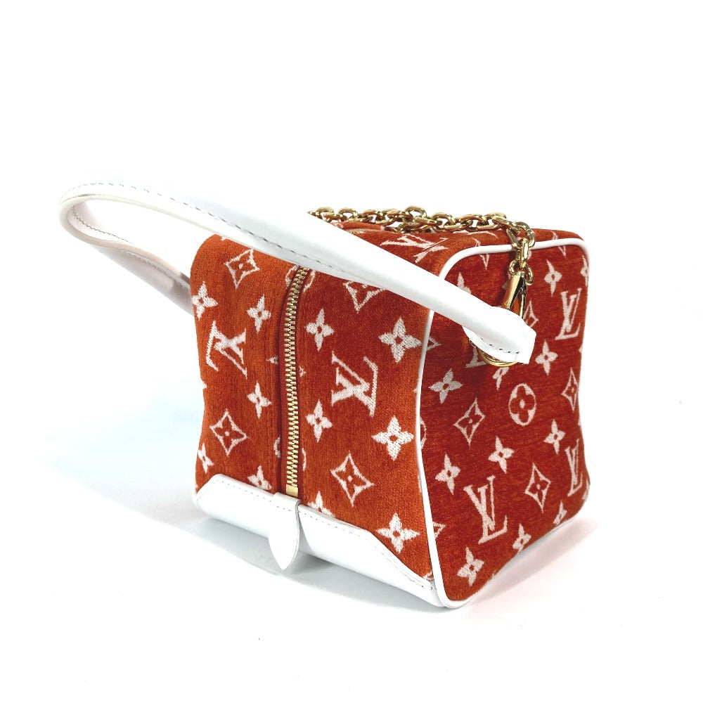 Louis Vuitton M46212 Velvet Match Square Leather Orange Handbag