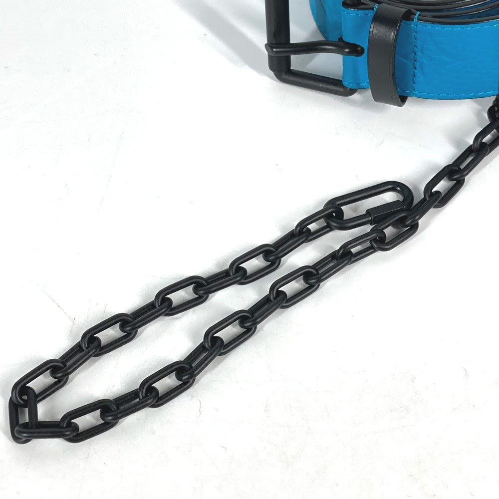 Louis Vuitton MP207T Taurillon Clemence Virgil Abloh Monogram Blue Belt