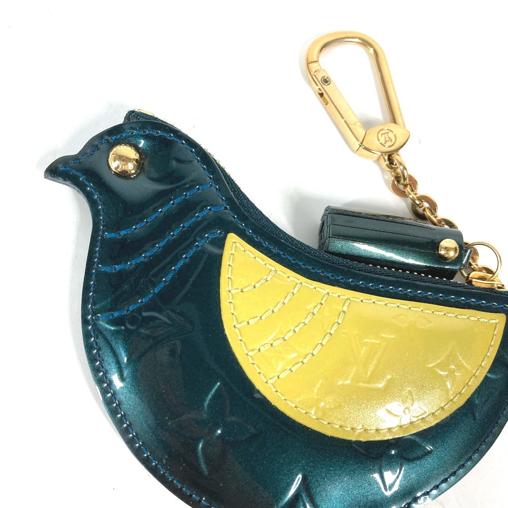 Louis Vuitton Coin M91405 Vernis Pochette Monogram Green Clutch Bag