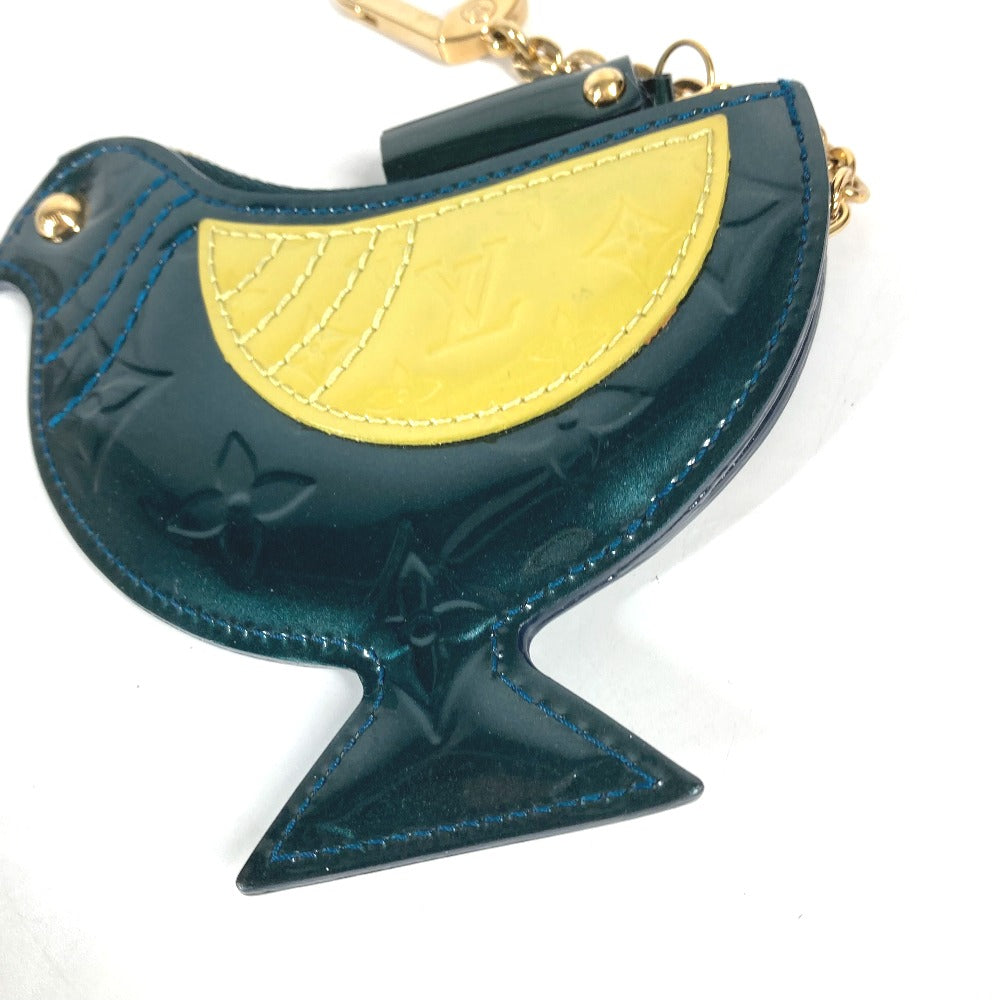 Louis Vuitton Coin M91405 Vernis Pochette Monogram Green Clutch Bag