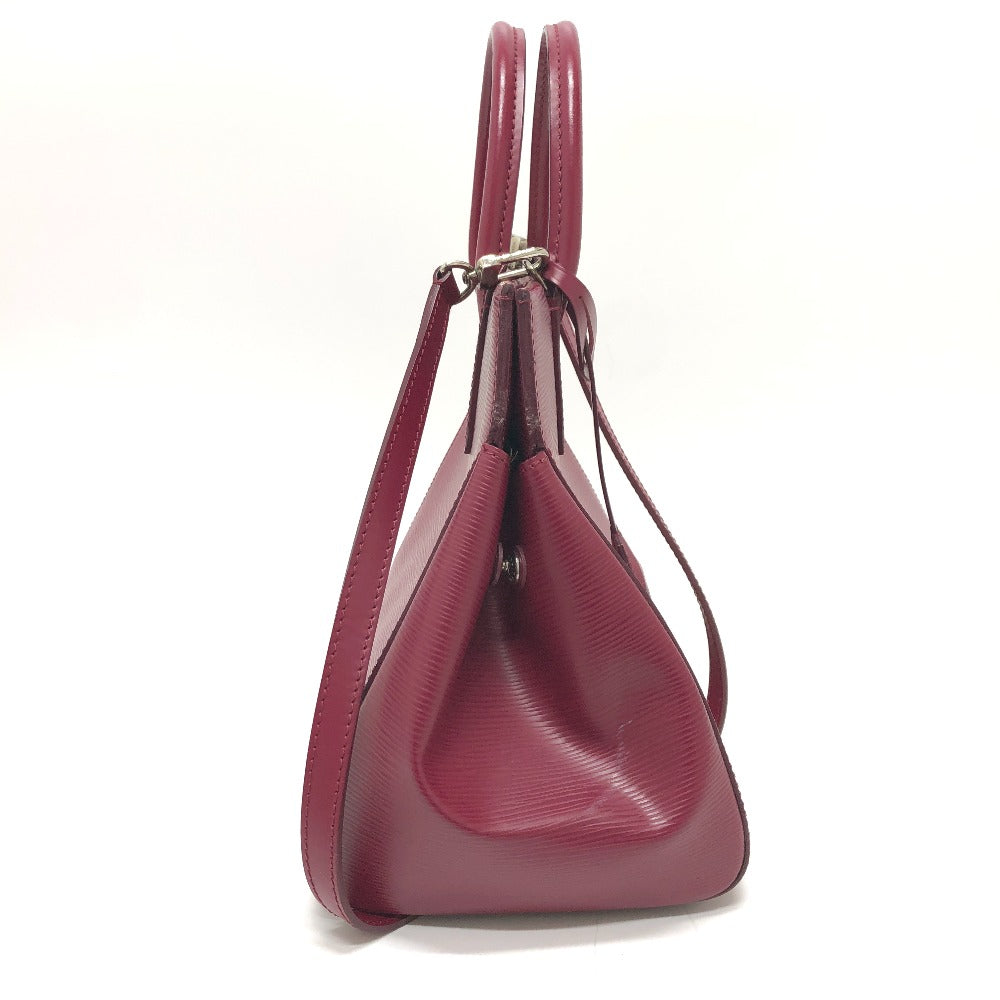 Louis Vuitton M94612 Epi SilverMetal Marley MM Leather Handbag