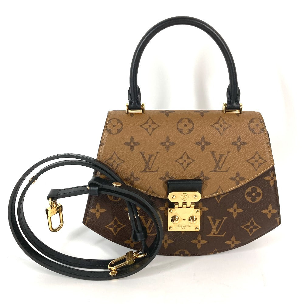 Louis Vuitton M46548 Reverse Tilsitt Monogram Canvas Brown Handbag