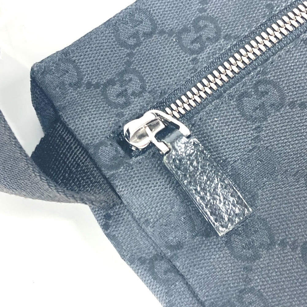 Gucci Waist GG W pocket Canvas Black Handbag