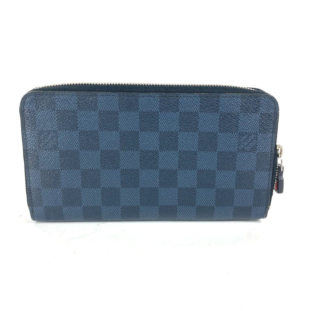 Louis Vuitton Long Purse N64013 Damier Cobalt Canvas Navy Wallet Case