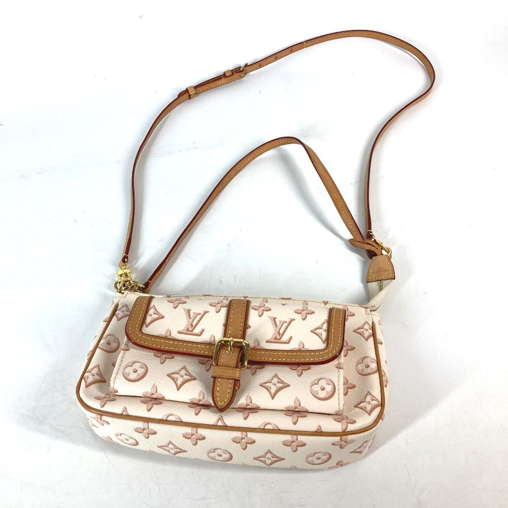 Louis Vuitton M20920 Maxi Pochette Accessory Monogram Canvas Beige Shoulder Bag
