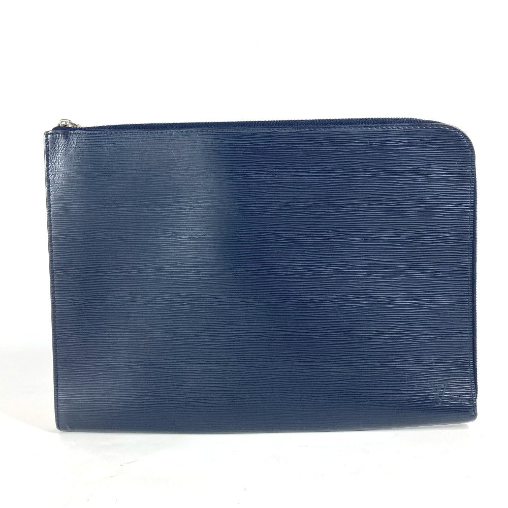Louis Vuitton M64154 Epi Pochette Jules Leather Navy Clutch Bag