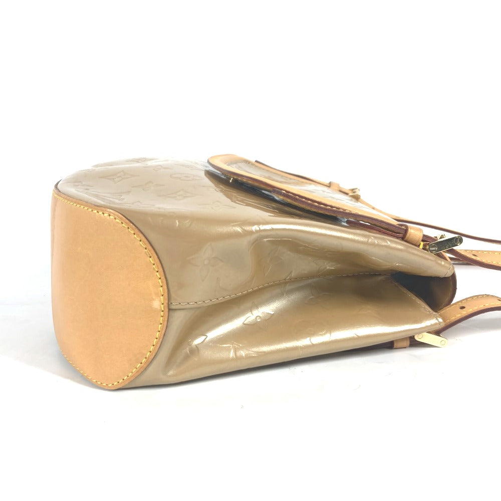 Louis Vuitton Vernis Biscayne Bay GM Monogram Canvas Beige Shoulder Bag