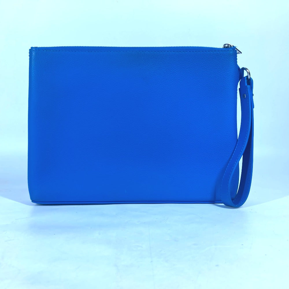 Louis Vuitton M82270 Aerogram takeoff pouch Leather Blue Logo Clutch Bag