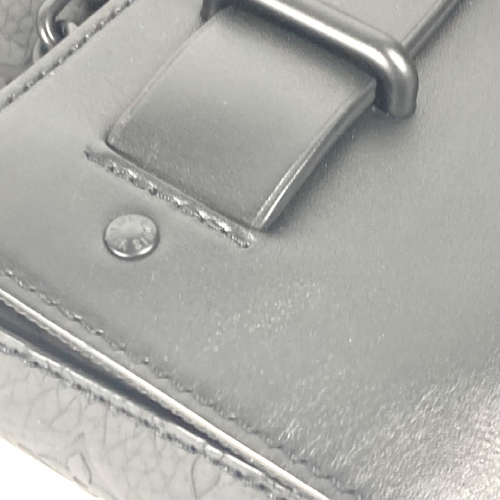 Louis Vuitton M80140 Taurillon Clemence Taurillon Clemence Monogram Leather Black Clutch Bag