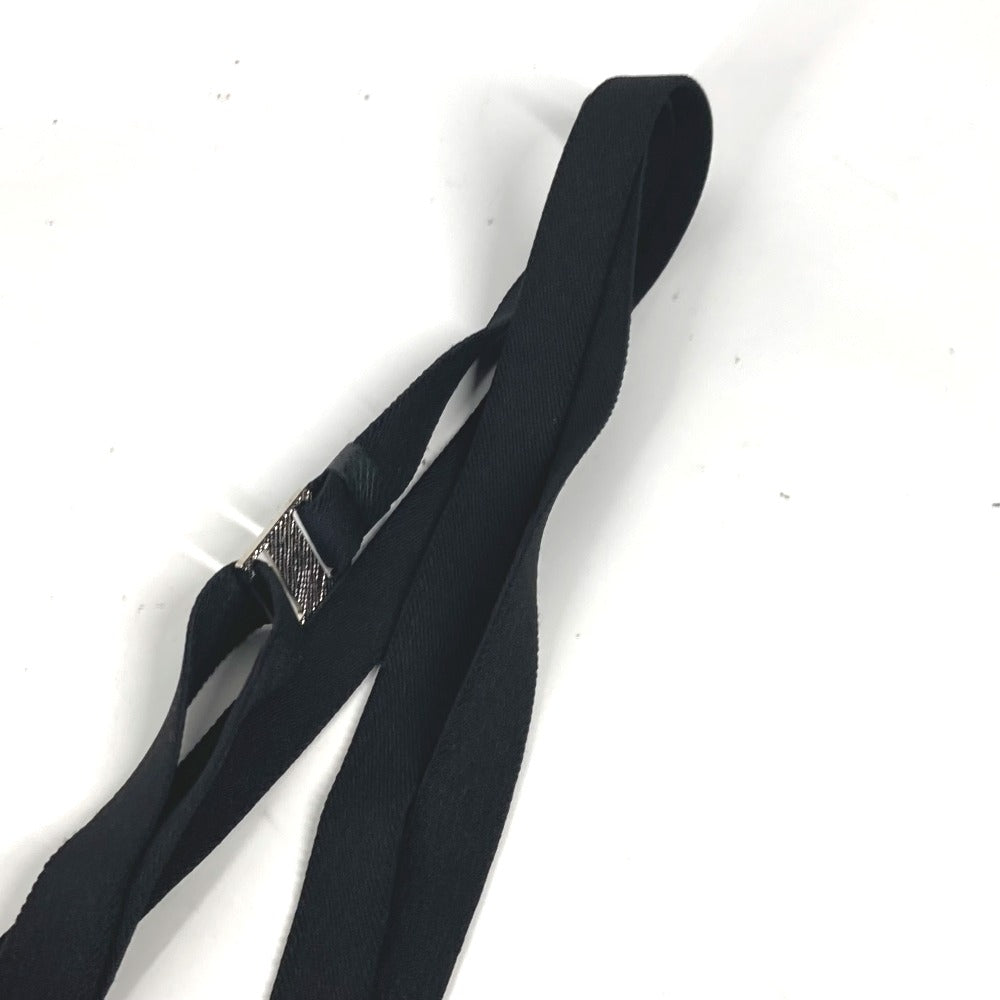 Louis Vuitton strap M66127 Taiga Rubber Taiga Leather Black Handbag